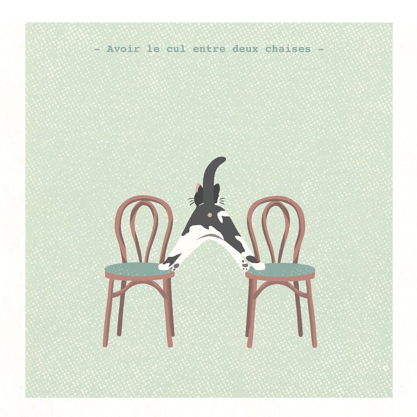 Avoir le cul entre deux chaises