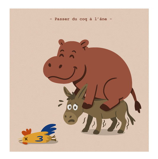 Passer du coq à l'âne