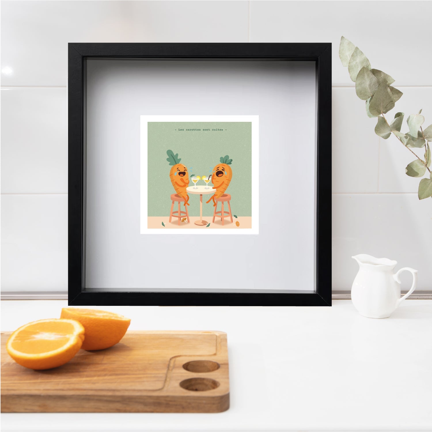 Les carottes sont cuites, dans son cadre noir